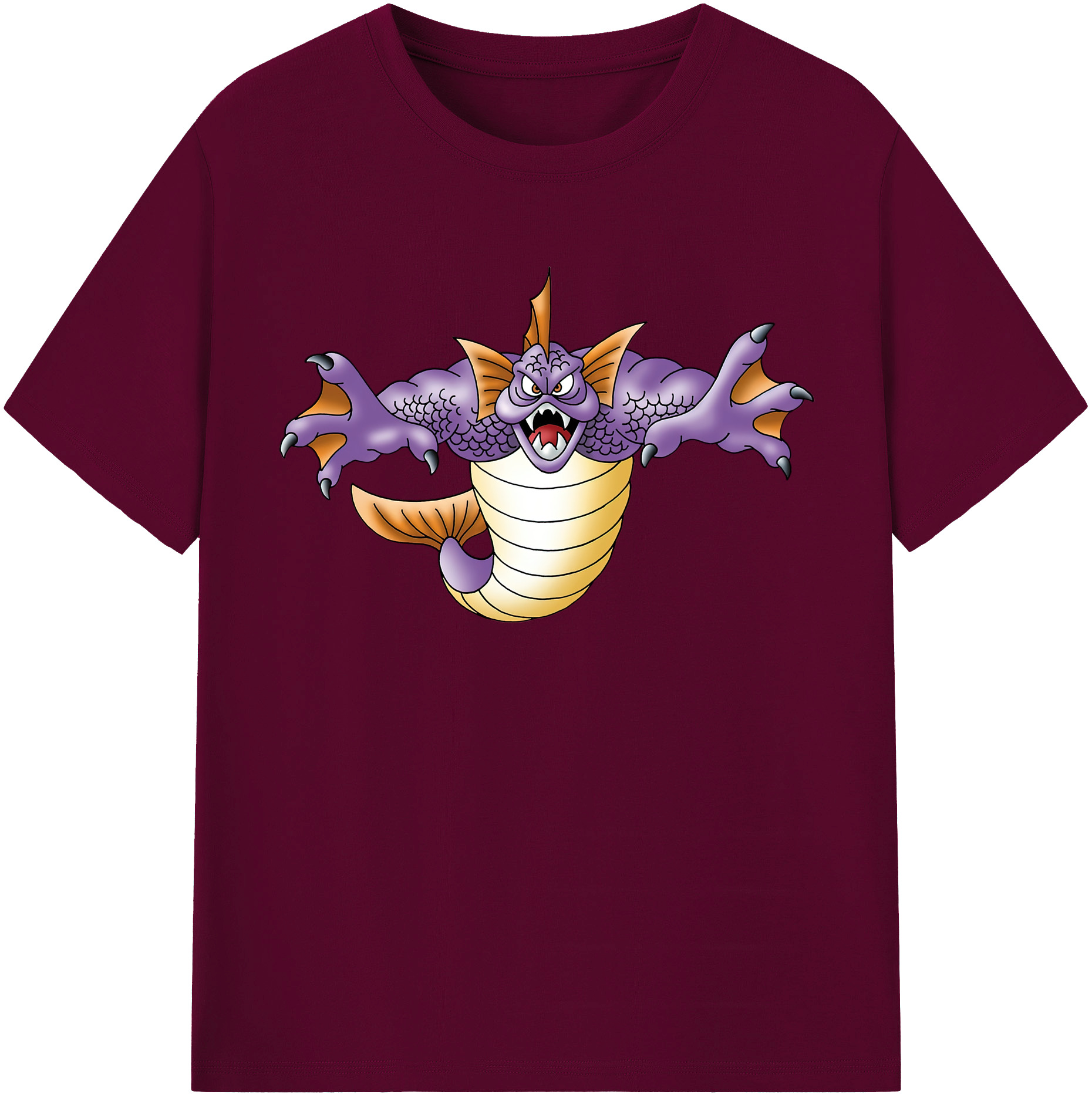 （画像用） ドラゴンクエスト Doragon Kuesuto Dragon Quest レディースカジュアルプリントTシャツ（綿100％）